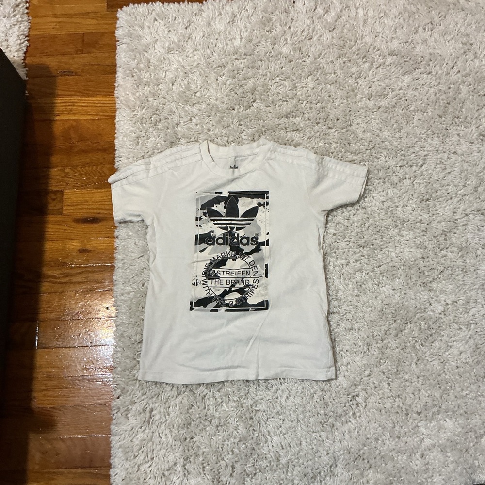 Adidas Cream Graphic Men's Tee